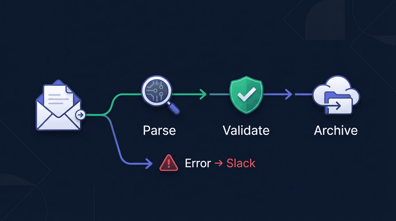 Automatically Validate and Archive E-Invoices with n8n