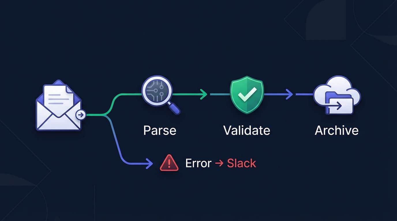 Automatically Validate and Archive E-Invoices with n8n